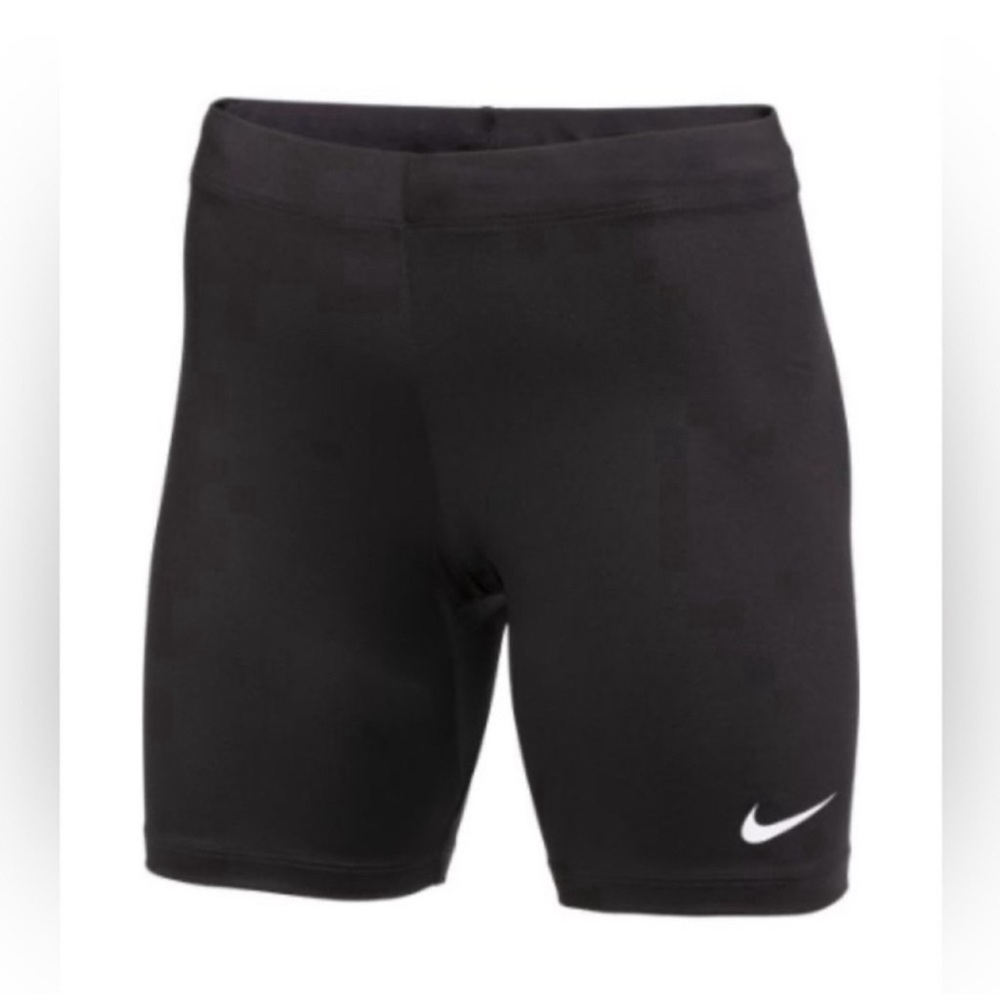 NWT Nike Black Stock Half Tight 1/2 Length Running Shorts Size Small